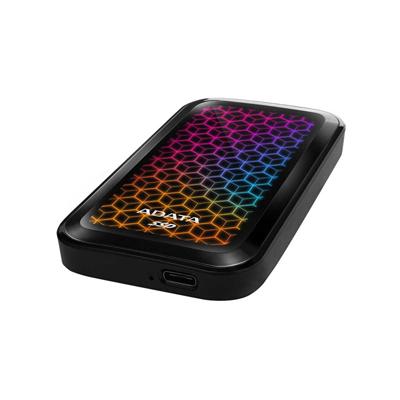 Adata ASE770G External Tlc SSD 512Gb Black