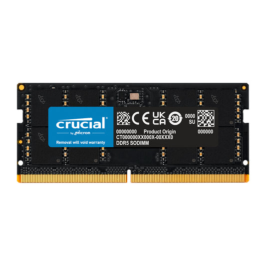 Crucial 64GB 5600MHz DDR5 SODIMM Notebook Memory-0