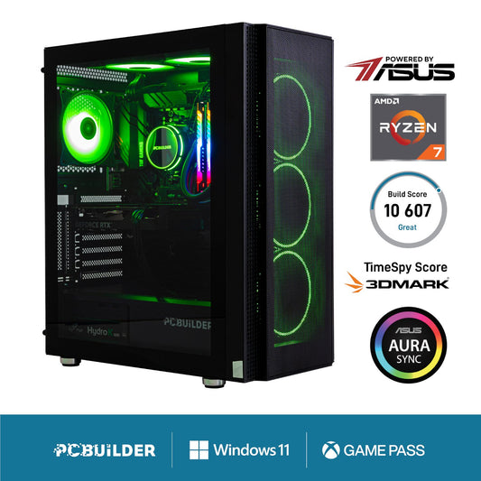 PCBuilder Ryzen 7 5700X3D COMMANDER Windows 11 Gaming PC-0