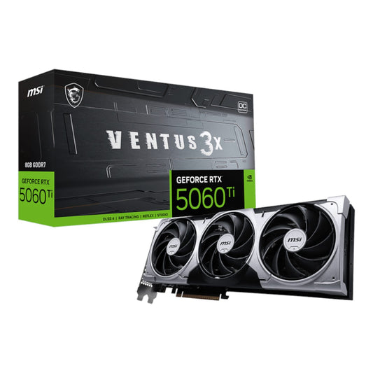 MSI GeForce RTX 5060 Ti VENTUS 3X OC 8GB GDDR7 Graphics Card-0