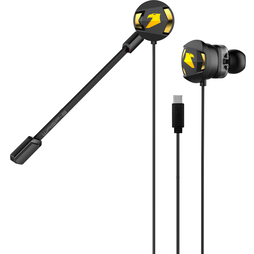 Armaggeddon Wasp-5 Type-C Gaming Earphones with Detachable Mic