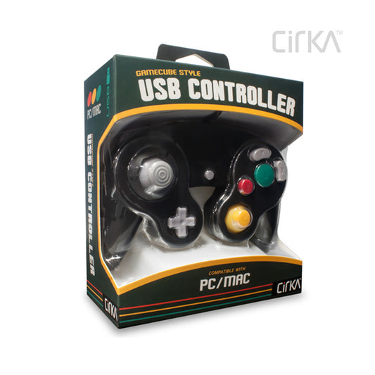 Cirka Saturn-Style USB Controller for PC/ Mac - Black