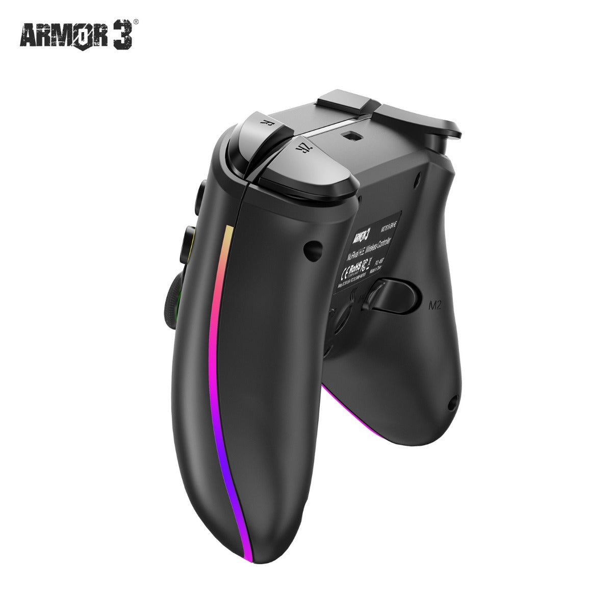 Armor3 NuRival Wireless Hall Effect Stick Game Controller For Switch - Black