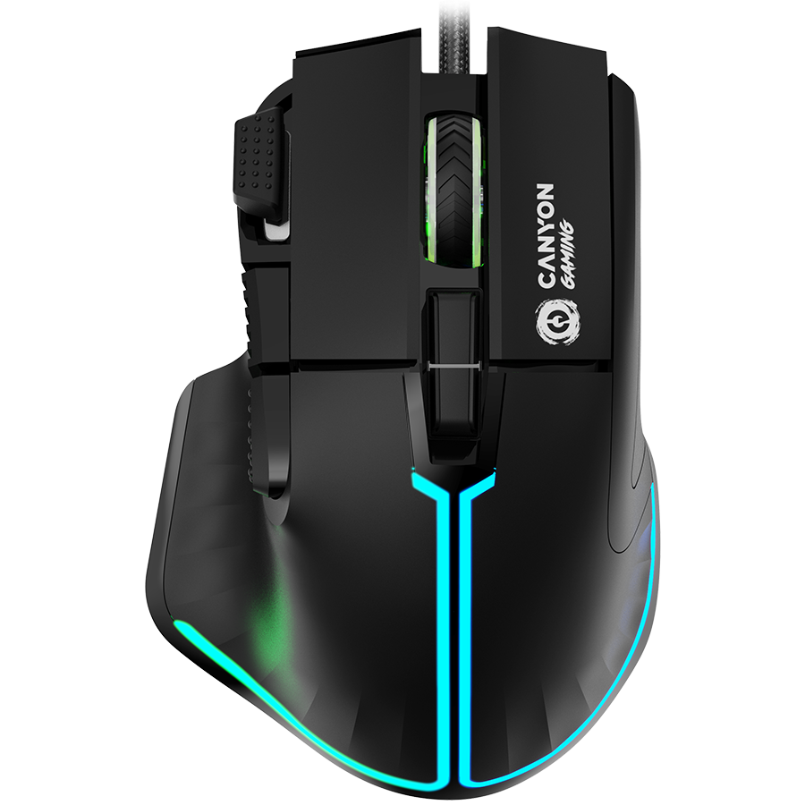 CANYON mouse Fortnax GM-636 RGB 9buttons Wired Black