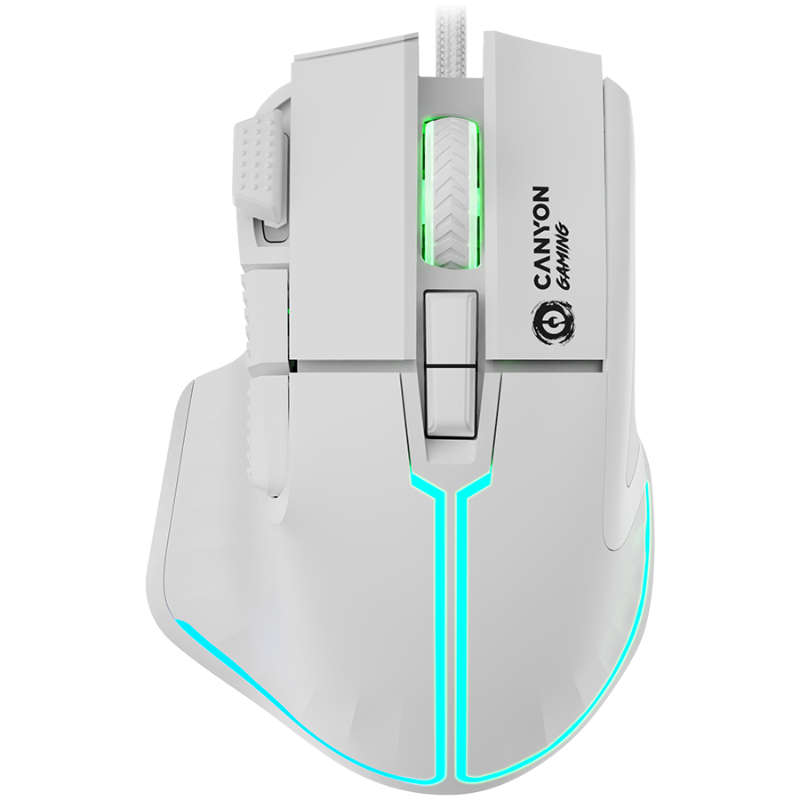 CANYON mouse Fortnax GM-636 RGB 9buttons Wired White